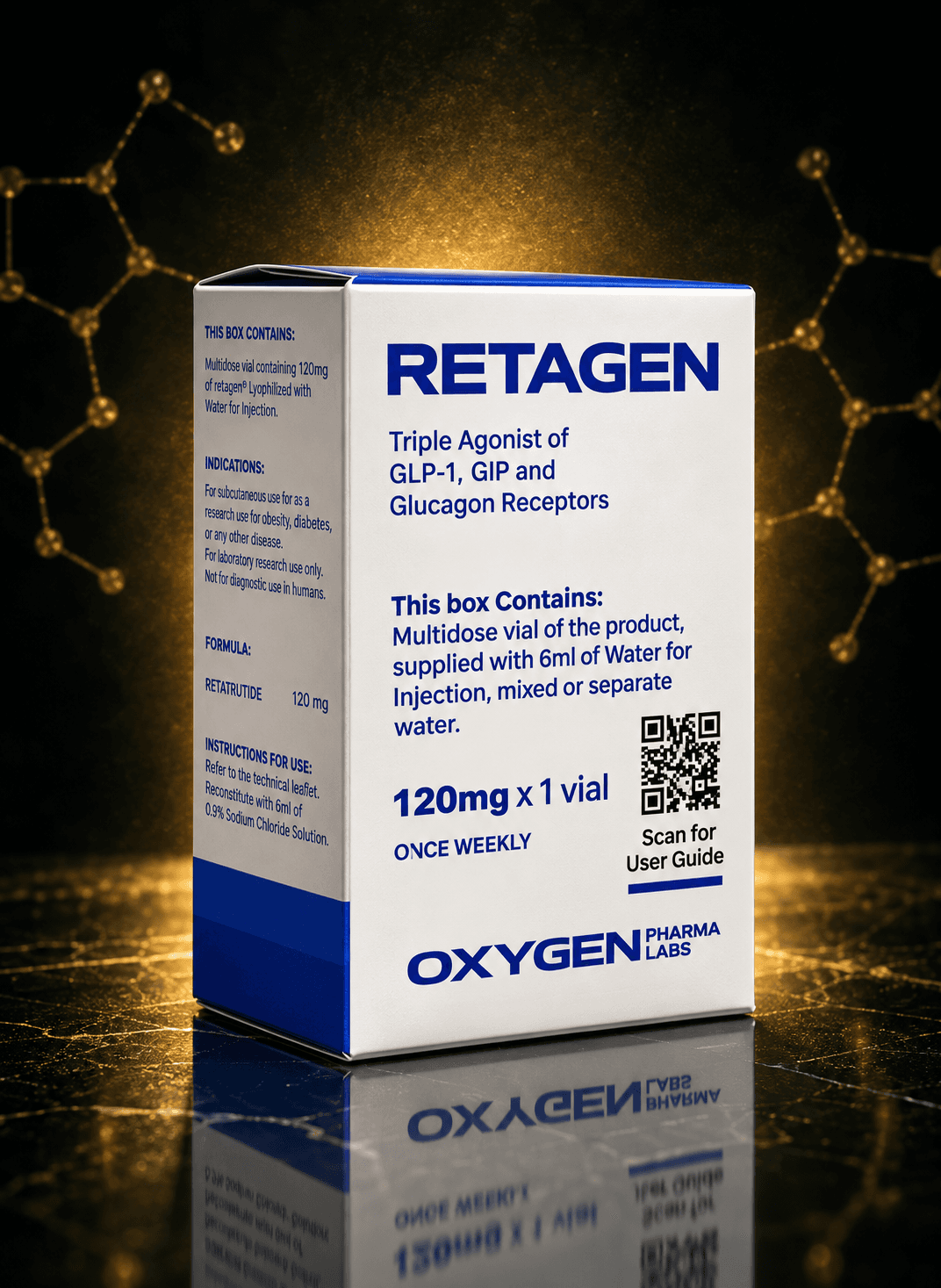 OXYGEN LABS® Retagen Retatrutida 120mg — foto 1