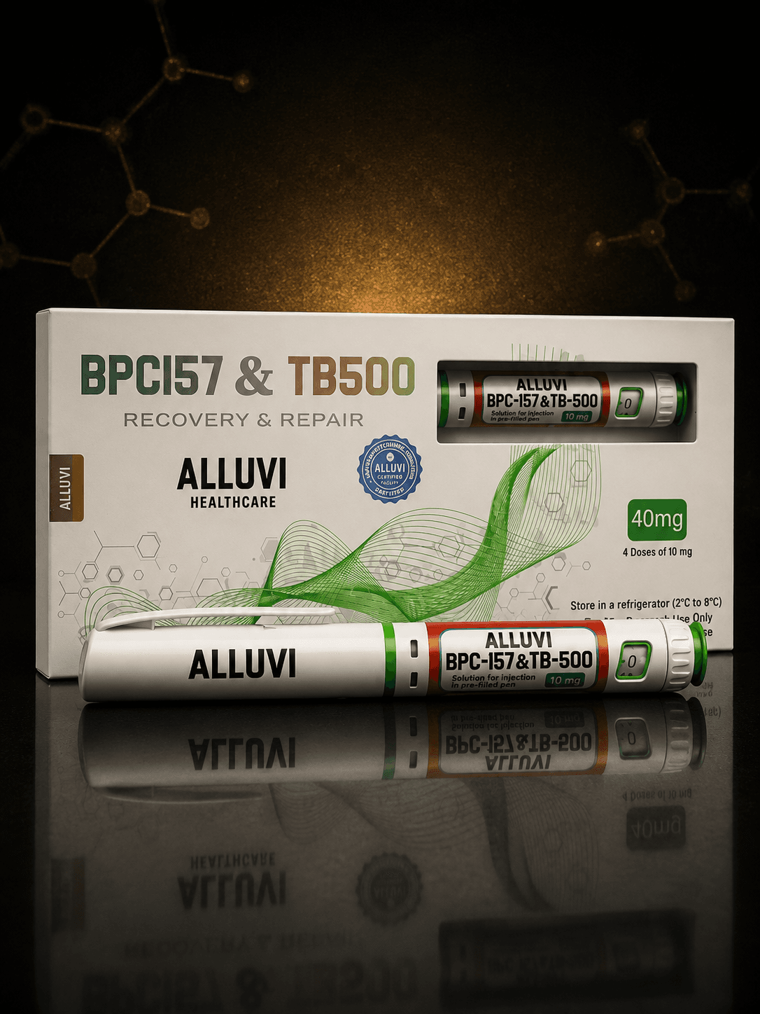 Alluvi® BPC-157 + TB-500 40mg – Blend de Peptídeos — foto 1
