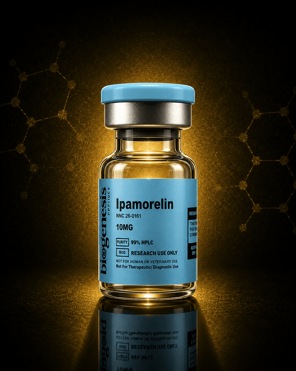 Biogenesis® Ipamorelin 10mg – Peptídeo Liofilizado — foto 1
